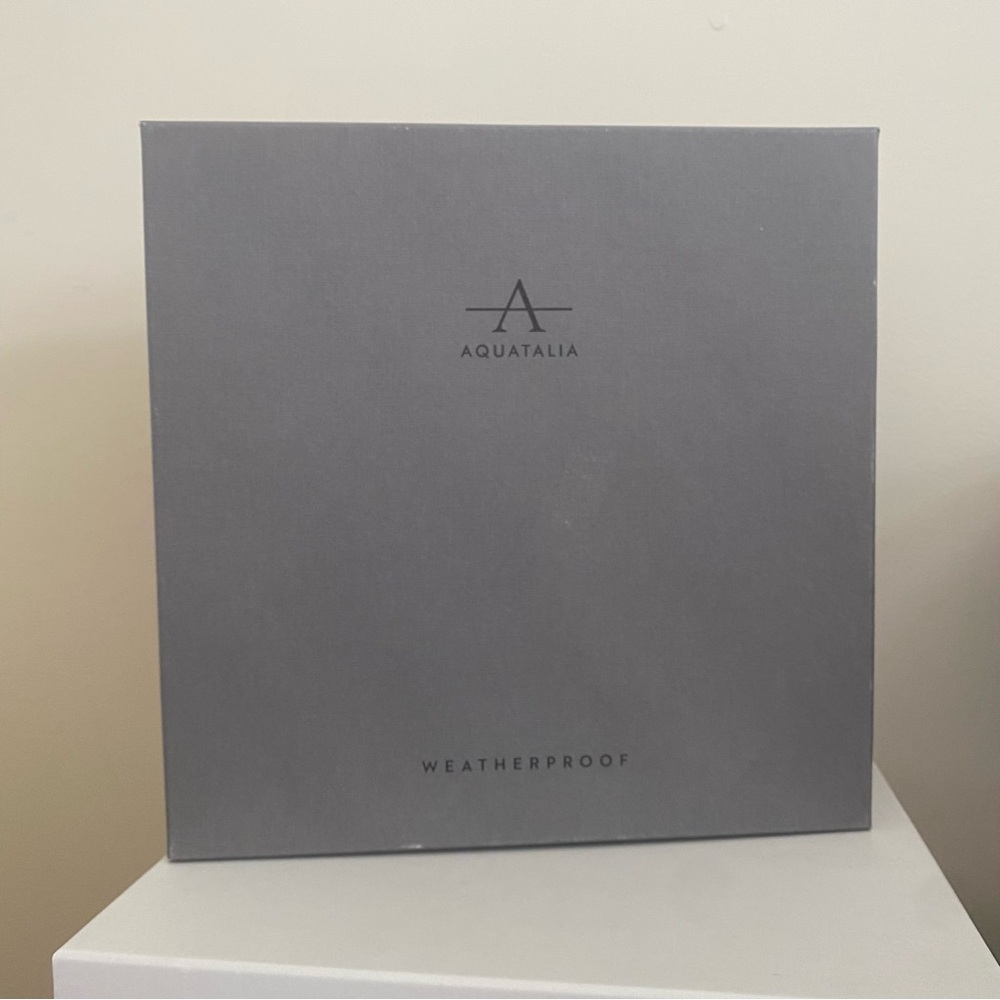 Aquatalia Charcoal Weatherproof Shoebox